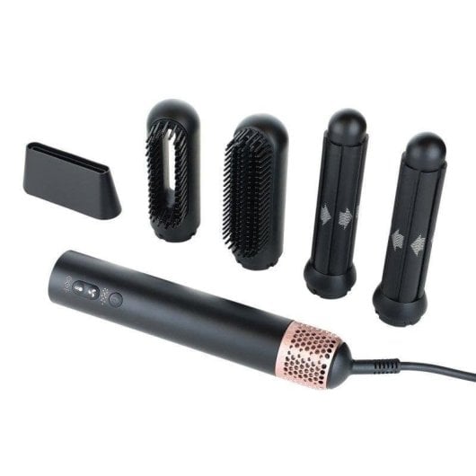 Secador Italian Design Cyclone Multi Styler 5 em 1 motor 110000 rpm Ai-Sensor