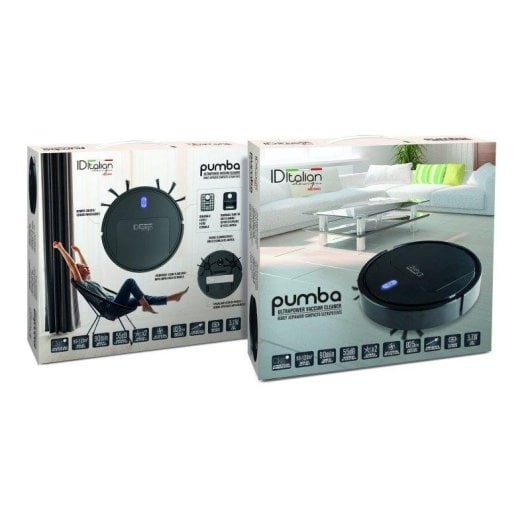 Aspirateur Robot et Laveur Italian Design Pumba Navigation Basique 1.800 Pa Compact Silencieux