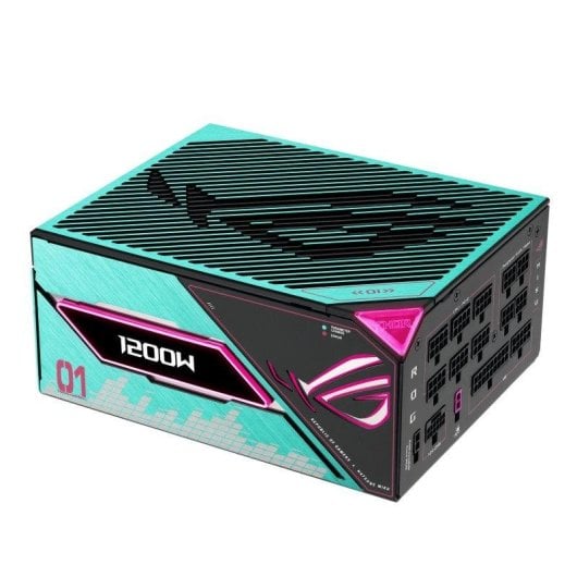 Source d'Alimentation Asus ROG THOR-1200P3-MIKU 1200W 80+ Platinum modulaire RGB