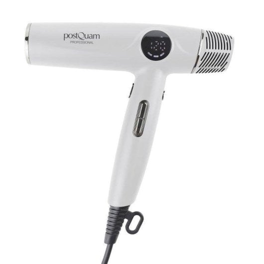 Asciugacapelli PostQuam Veloce Slim Professionale Ionico 1600W Ultraleggero con Accessori Nero