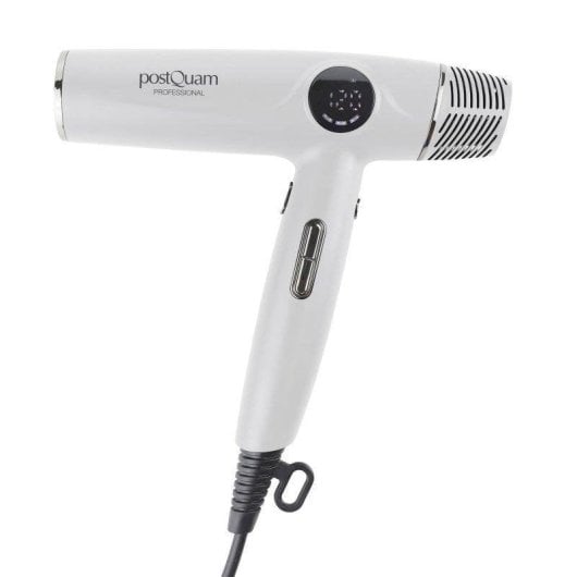 Asciugacapelli PostQuam Veloce Slim Professionale Ionico 1600W con Accessori Grigio