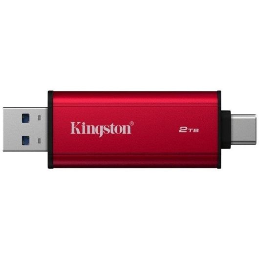 Disco Duro Kingston Dual USB-A/C 2TB SSD 1050MB/s Portatile Ultra Veloce