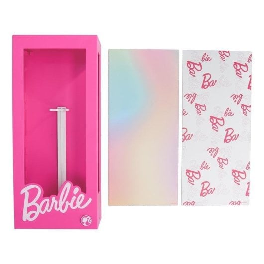 Licht Nachtlicht Paladone Barbie Doll Display Case rosa USB AA batteriebetrieben
