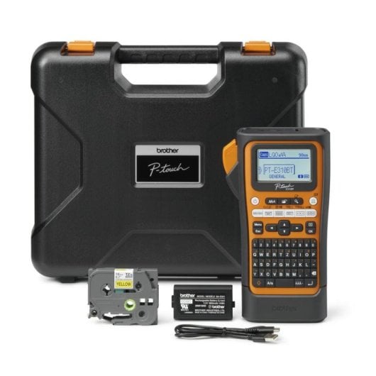 Imprimante Étiquettes Bluetooth Brother PT-E310BTVP AZERTY Thermique avec affichage LCD