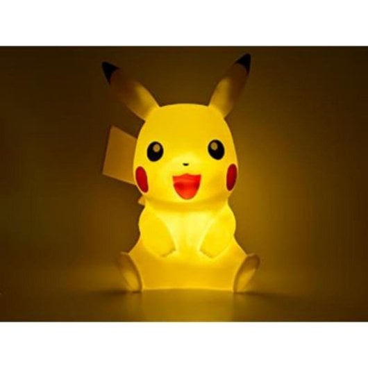 Nachtlicht Teknofun Pikachu LED tragbar Schwarz-Gelb Batterie USB