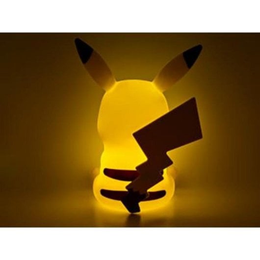 Nachtlicht Teknofun Pikachu LED tragbar Schwarz-Gelb Batterie USB