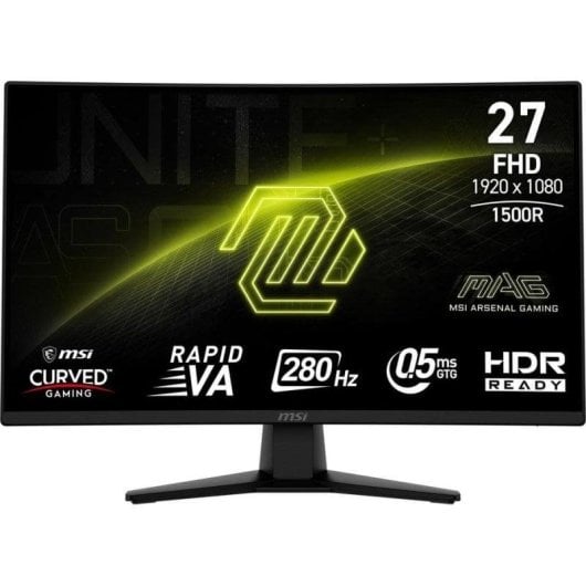 Écran PC MSI MAG 274CXF 27" Full HD 280Hz VA Courbe HDR 0,5 ms