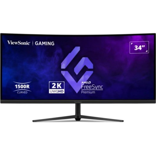 Écran PC Viewsonic VX3418C-2K 34" UltraWide Quad HD 180Hz VA Courbe FreeSync Premium HDR10