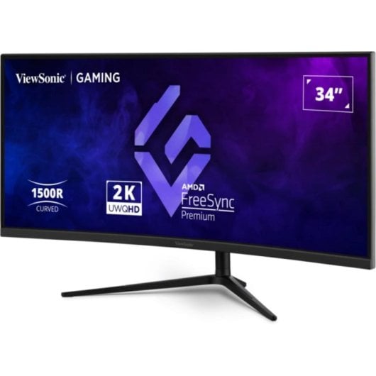 Écran PC Viewsonic VX3418C-2K 34" UltraWide Quad HD 180Hz VA Courbe FreeSync Premium HDR10