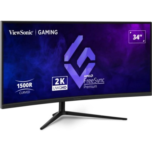 Monitor PC Viewsonic VX3418C-2K 34" UltraWide Quad HD 180Hz VA Curvo FreeSync Premium HDR10