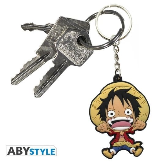 Llavero AbyStyle One Piece PVC Luffy SD Multicolore 40 mm x 55 mm