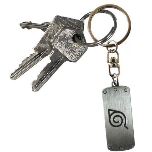 Portachiavi Abysse ABYKEY069 Metallo Nero Grigio Rettangolare 48x19 mm