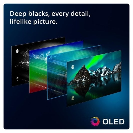 TV Philips OLED 48OLED809/12 48" 4K Ambilight Smart TV Dolby Atmos