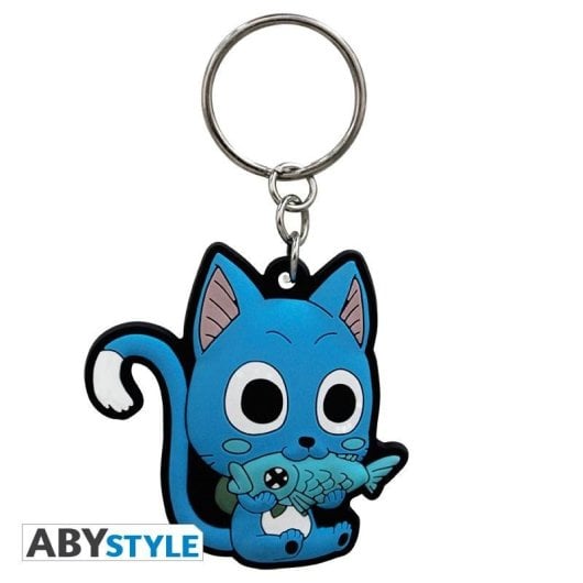 Llavero Abysse ABYKEY102 Figura Fairy Tail Azul PVC 49 mm