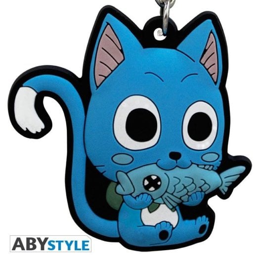 Llavero Abysse ABYKEY102 Figura Fairy Tail Azul PVC 49 mm