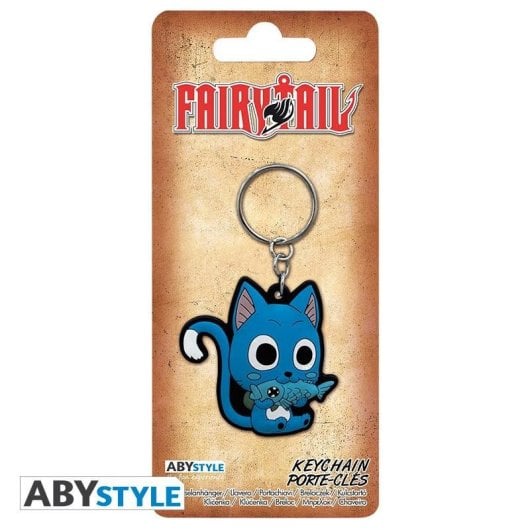 Llavero Abysse ABYKEY102 Figura Fairy Tail Azul PVC 49 mm