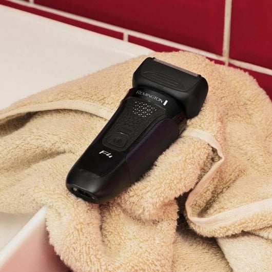 Afeitadora Remington F4002 Rotativa Preto Azul ConstantContour Bateria