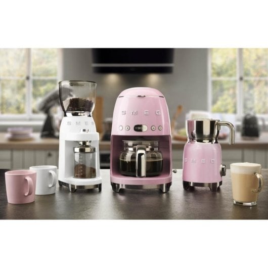 Kaffeemaschine Filter Smeg DCF02PKEU 1,4 L 1050 W Pink mit Warmhaltefunktion