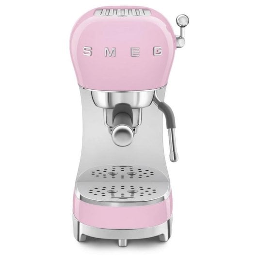 Cafetera Espresso Smeg ECF02PKEU 1,1 L 15 bars rose avec mousseur à lait