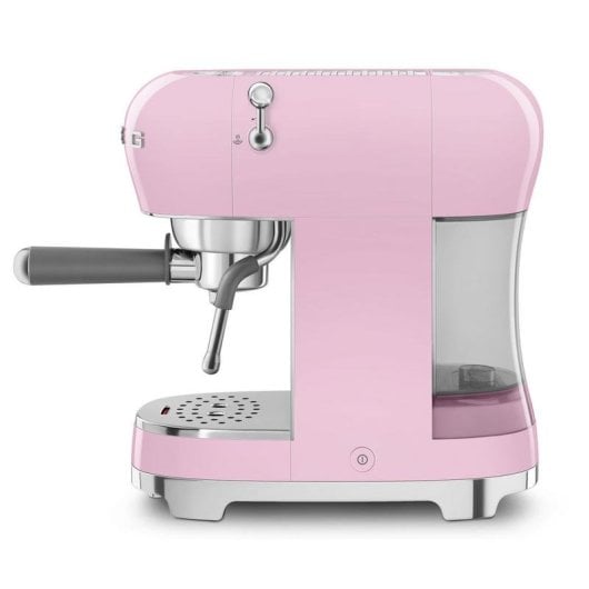 Cafetera Espresso Smeg ECF02PKEU 1,1 L 15 bars rose avec mousseur à lait