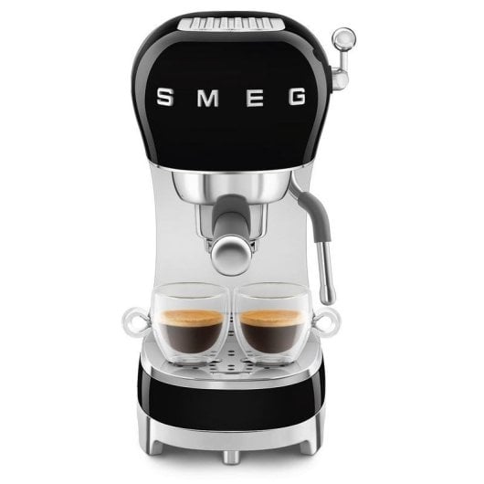 Cafetera Manual Smeg ECF02BLEU 1,1 L 15 bar tubo vapore colore nero