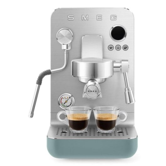 Cafetera espresso Smeg EMC02EGMEU 1,7 L 15 bars double chaudière verte