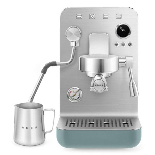Cafetera espresso Smeg EMC02EGMEU 1,7 L 15 bars double chaudière verte
