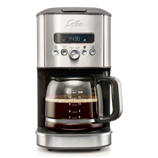 Cafeteira Semi-Automática Solis Aroma Brewer 1,7L Aço Temporizador e Multicápsulas