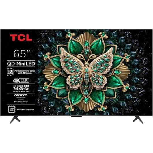 TV TCL QD-Mini LED 65C69K 65" 4K Smart TV Wifi Métallique