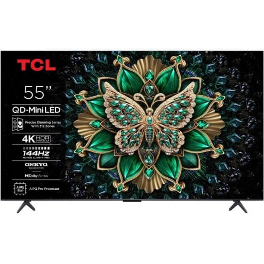 TV TCL QD-Mini LED 55C69K 55" 4K Ultra HD Smart WiFi Dolby Vision AI