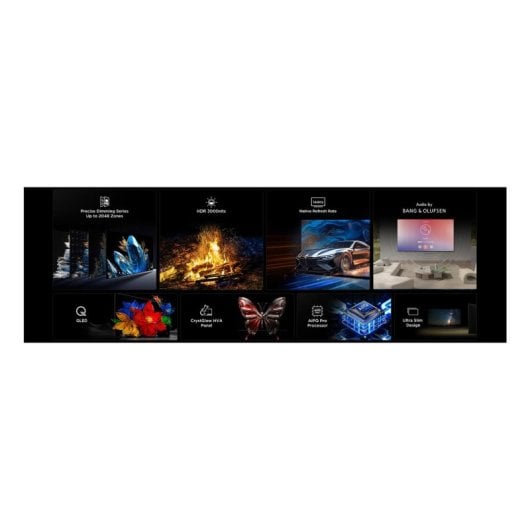 TV TCL QD-Mini LED C79K 65" 4K Ultra HD Smart TV Métallique