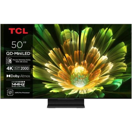 TV TCL QD-Mini LED C79K 50" 4K UHD Smart TV Google TV HDR10