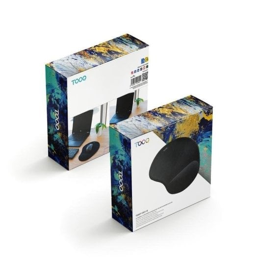 Mauspad TooQ TQMP1001-B ergonomisch Gel Handgelenkauflage rutschfeste Basis