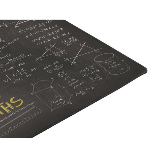 Tapis de souris Natec Maths 400x800 mm imperméable noir blanc jaune