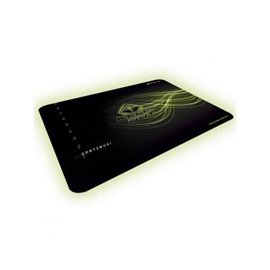 Tappetino per mouse Keep Out R4 450x370mm Superficie tessile Ergonomico Nero Verde