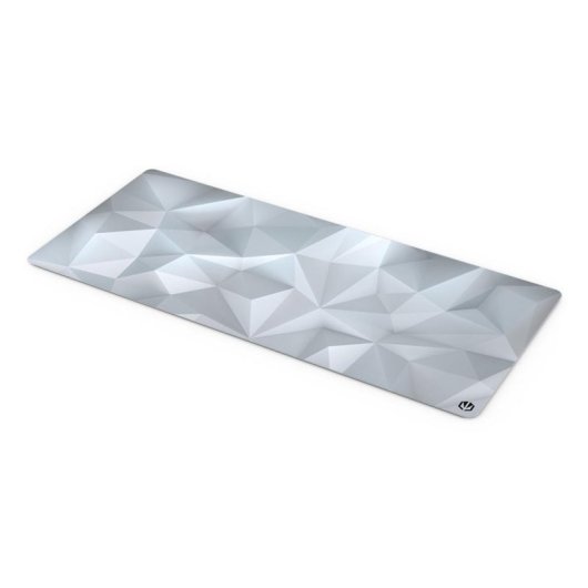 Tapis de souris ENDORFY Crystal Onyx White XL antidérapant bord renforcé