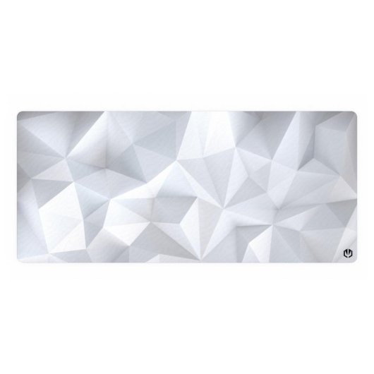 Tapis de souris ENDORFY Crystal Onyx White XL antidérapant bord renforcé