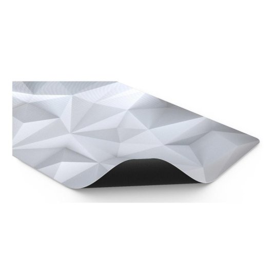 Tapis de souris ENDORFY Crystal Onyx White XL antidérapant bord renforcé