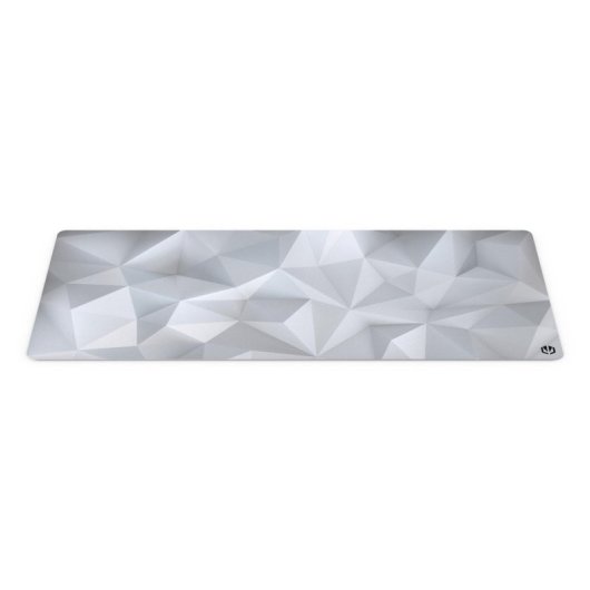 Tapis de souris ENDORFY Crystal Onyx White XL antidérapant bord renforcé