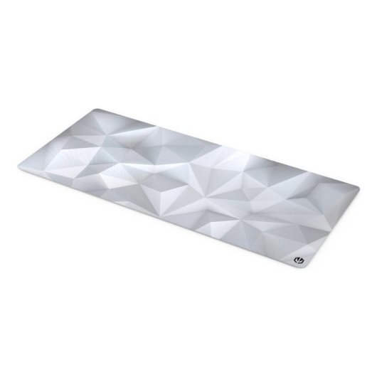 Tapis de souris ENDORFY Crystal Onyx White XL antidérapant bord renforcé