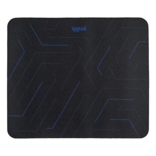 Alfombrilla iggual Hexa 1 noir bleu base antidérapante gaming