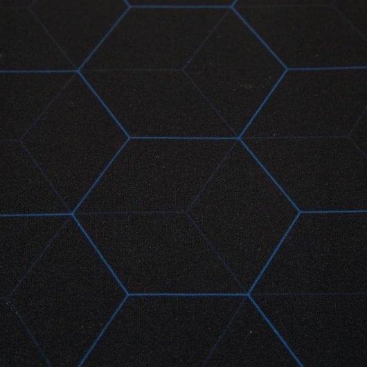 Alfombrilla iggual Hexa 1 noir bleu base antidérapante gaming
