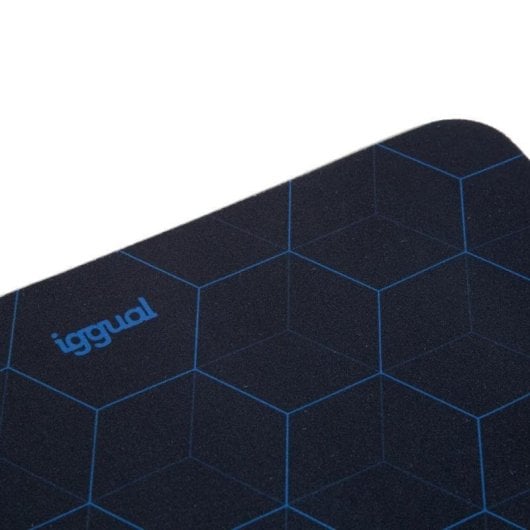Alfombrilla iggual Hexa 1 noir bleu base antidérapante gaming