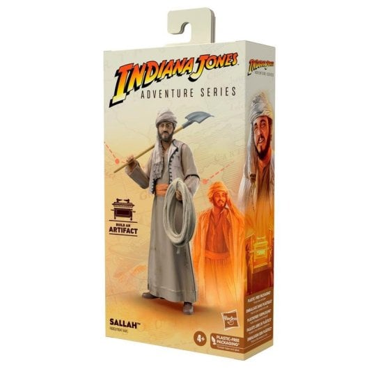 Spielfigur Hasbro Indiana Jones Sallah bewegliche Teile Zubehör Multicolor