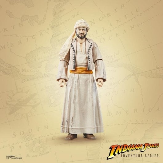 Spielfigur Hasbro Indiana Jones Sallah bewegliche Teile Zubehör Multicolor