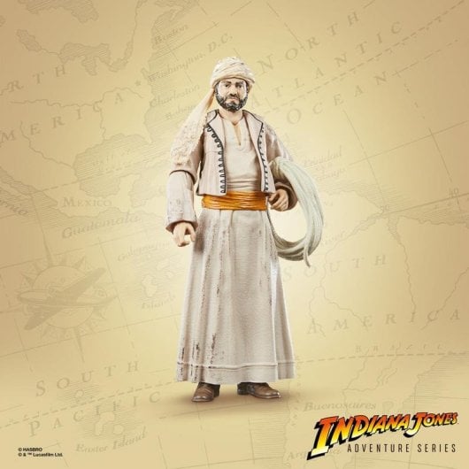 Spielfigur Hasbro Indiana Jones Sallah bewegliche Teile Zubehör Multicolor