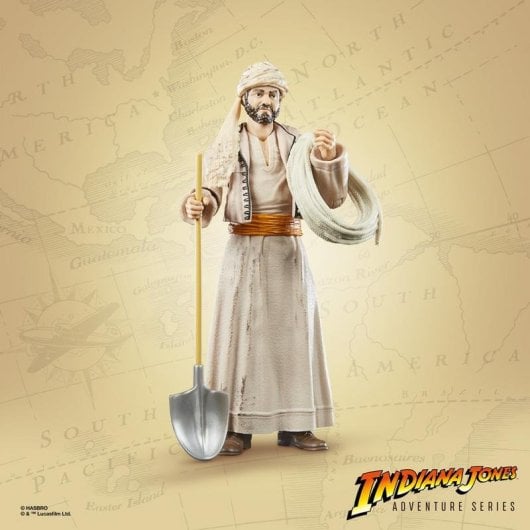 Spielfigur Hasbro Indiana Jones Sallah bewegliche Teile Zubehör Multicolor