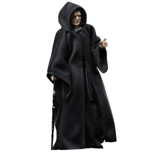 Figura Hasbro Star Wars The Black Series Palpatine articulada 15 cm com acessório
