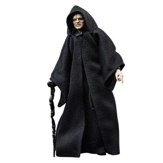 Figura Hasbro Star Wars The Black Series Palpatine articulada 15 cm com acessório