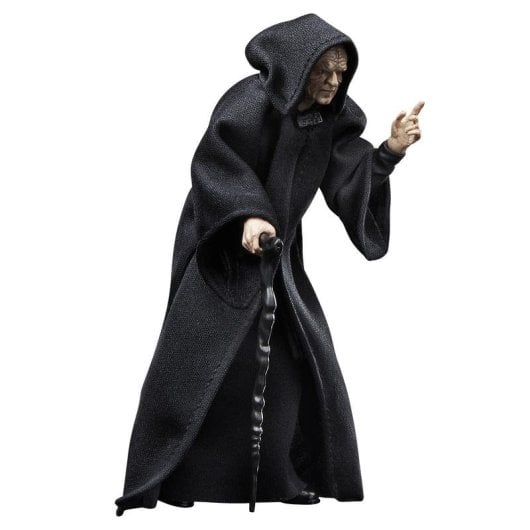 Figura Hasbro Star Wars The Black Series Palpatine articulada 15 cm com acessório